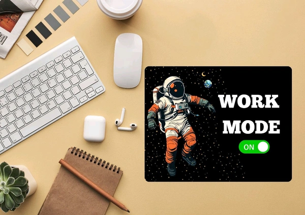 Black Mouse Pads For Laptop, Computer  - Mine Shaft, FREE