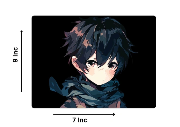 Anime Boy Mouse Pads  - FREE, Black