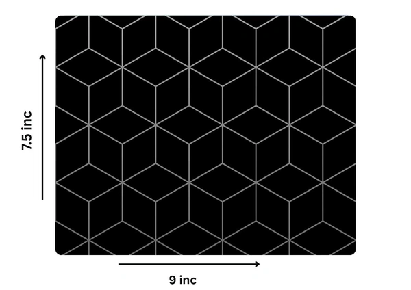 Black Mousepads - Black, FREE