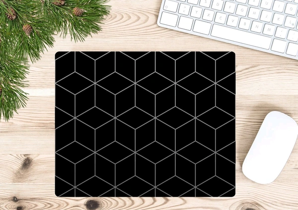 Black Mousepads - Black, FREE