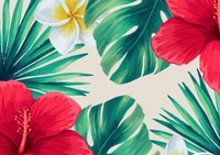 Red Flower Mousepads - Red, Free