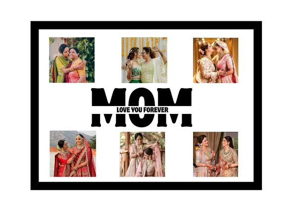 Mother's Day Special A4 Photo Frame  - Black, Free