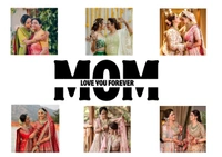 Mother's Day Special A4 Photo Frame  - Black, Free