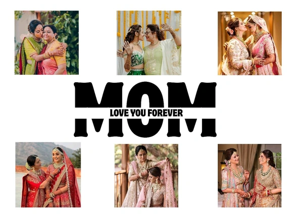Mother's Day Special A4 Photo Frame  - Black, Free