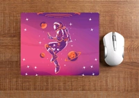 Space Mouse Pad  - Sunset Orange, FREE
