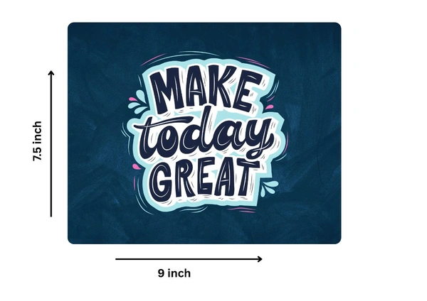 Make Today Great Mouse Pad  - Cyprus, Free