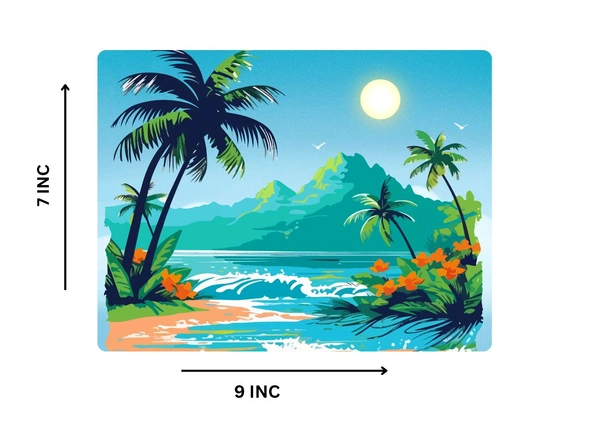 Green Tree Mouse Pad  - Teal, FREE