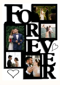Forever Photo Frame  - Black, FREE