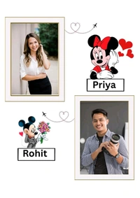 Couples Photo Frame / Personalized Photo Frame  - Black, FREE