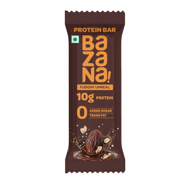Bazana Foods Pvt Ltd Bazana Fudgin' Unreal Protein Bar - 40g