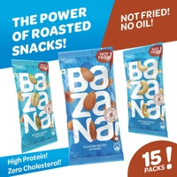 BAZANA Bazana Combo Pack of Roasted Salted Almonds, Cashews, Pistachios 440g 8 units each|24 Packs