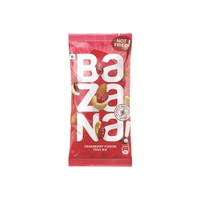 BAZANA Bazana Cranberry Fusion Trail Mix | Mixed Dried Fruits Consist of Roasted Salted Almonds, Cashews and Sliced Cranberries  - 24 Packs (18g Each)