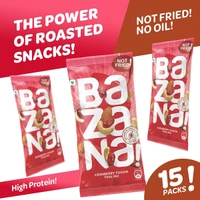 BAZANA Bazana Cranberry Fusion Trail Mix | Mixed Dried Fruits Consist of Roasted Salted Almonds, Cashews and Sliced Cranberries  - 24 Packs (18g Each)