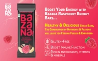 BAZANA Bazana 3 in 1 Energy Bars | Combo pack with Single Units of Peanuts Overloaded (POV), Nuts, Seeds, Fruits & Wildberries (NSFW) and Blissful Raspberry (BRB) Energy Bars | (38g x 3 Bars)