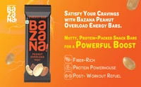 BAZANA Bazana 3 in 1 Energy Bars | Combo pack with Single Units of Peanuts Overloaded (POV), Nuts, Seeds, Fruits & Wildberries (NSFW) and Blissful Raspberry (BRB) Energy Bars | (38g x 3 Bars)