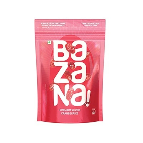 BAZANA Bazana Premium Sliced Cranberries 215 grams - 