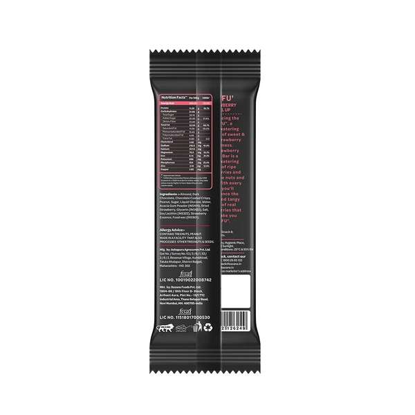BAZANA Bazana Strawberry Fuel Up (STFU ) Energy Bars | 38g x 12 Bars