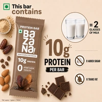 Bazana Foods Pvt Ltd Bazana Main Character Mocha Protein Bar - 40g