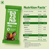 Bazana Foods Pvt Ltd Bazana Rizzted Nuts Protein Bar - 66g
