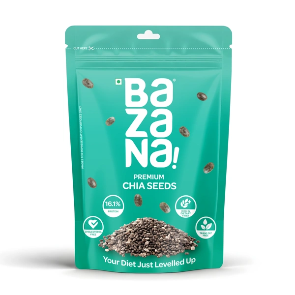 Bazana Foods Pvt Ltd Bazana Premium Chia Seeds - 200g