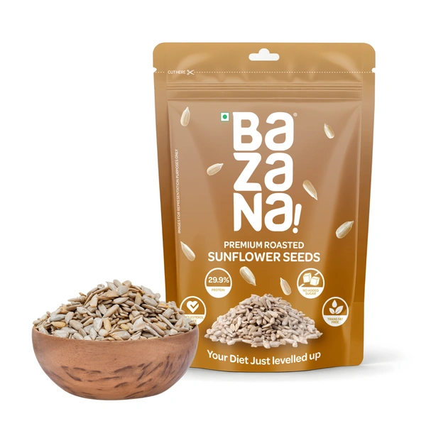 Bazana Foods Pvt Ltd Bazana Premium Sunflower Seeds - 200g