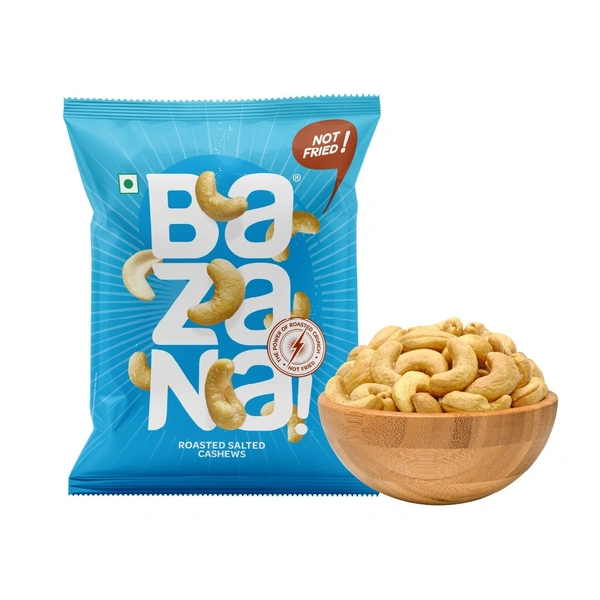 Bazana Foods Pvt Ltd Bazana Tangy Tomato Roasted Cashews - 36g