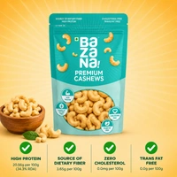 Bazana Foods Pvt Ltd Bazana Premium Raw Cashews - 500g
