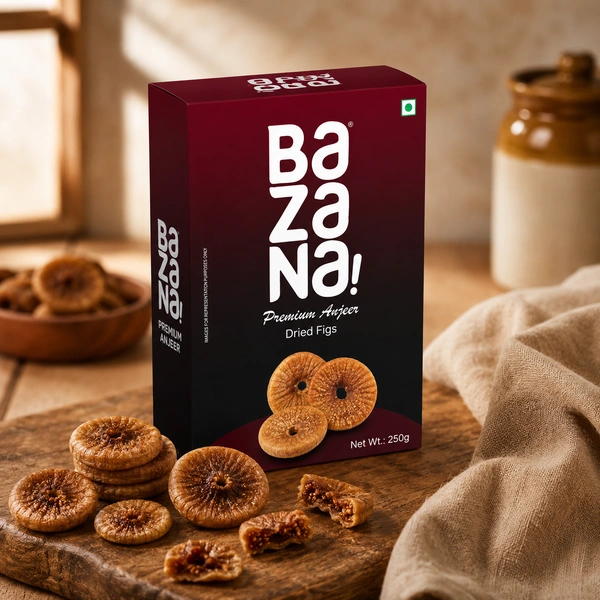 Bazana Foods Pvt Ltd Bazana Premium Dried Figs (Anjeer) - 250g