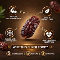 Bazana Foods Pvt Ltd Bazana Premium Arabian Dates - 500g