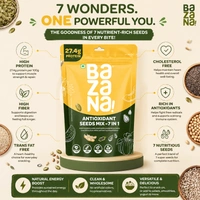 Bazana Foods Pvt Ltd Bazana 7-in-1 Antioxidant Seeds Mix - 200g