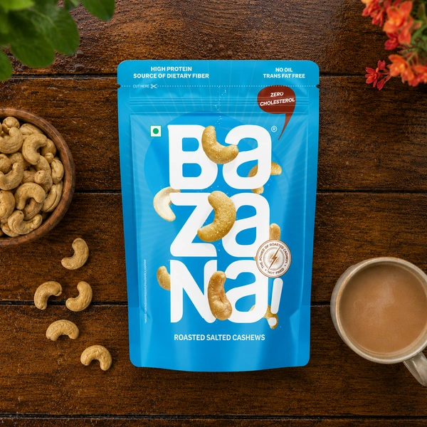 Bazana Foods Pvt Ltd Bazana Mystic Masala Roasted Cashews - 170g