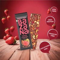 BAZANA Bazana 6 in 1 Energy Bars | Combo pack with Single Units of Peanuts (POV), Nuts, Seeds, Fruits & Wildberries (NSFW), Raspberry (BRB), Strawberry (STFU), Pomegranate (NP) & Mocha (DM) Energy Bars | (38g Pack of 6 Assorted Bars)
