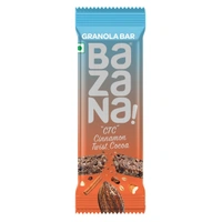 BAZANA Bazana Cinnamon Twist Delight Cocoa (CTC) Granola Bar (Pack of 12) 36g each