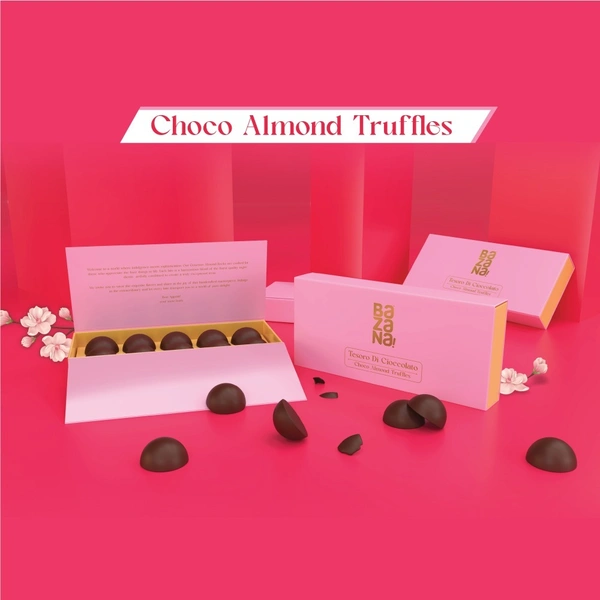 Bazana Tesoro Di Cioccolato: Almond Rocks Gift Box (8 x 15g Treats)