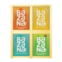BAZANA Bazana Festive Nut Delight – Premium Dry Fruit Gift Pack (4 x 100g)