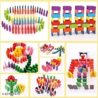 Smilemakers 60 Pcs Super Dominos Blocks, 12 Color Bulk Wooden Dominos Blocks Set, Kids Game Educational Play Toy, Domino Racing Toy Game (12 Colors, 5 Dominos Blocks Each Color)Name: Smilemakers 60 Pcs Super Dominos Blocks, 12 Color Bulk Wooden Dominos 