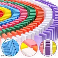 Smilemakers 60 Pcs Super Dominos Blocks, 12 Color Bulk Wooden Dominos Blocks Set, Kids Game Educational Play Toy, Domino Racing Toy Game (12 Colors, 5 Dominos Blocks Each Color)Name: Smilemakers 60 Pcs Super Dominos Blocks, 12 Color Bulk Wooden Dominos 