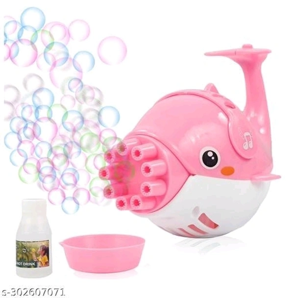 NHR Dolphin Bubble Gun with Solution- 10 Hole Electric Bubble Gun for Kids, Gatling Bubble Machine Toy, Bubble Gun, Electric Bubble Maker Gun, Bubble Gun Toys, Bubble Shooter, Bubble Gun Liquid (Pink)Name: NHR Dolphin Bubble Gun with Solution- 10 Hole Electric Bubble Gun for Kids, Gatling Bubble Machine Toy, Bubble Gun, Electric Bubble Maker Gun, Bubble Gun Toys, Bubble Shooter, Bu