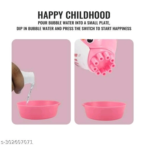 NHR Dolphin Bubble Gun with Solution- 10 Hole Electric Bubble Gun for Kids, Gatling Bubble Machine Toy, Bubble Gun, Electric Bubble Maker Gun, Bubble Gun Toys, Bubble Shooter, Bubble Gun Liquid (Pink)Name: NHR Dolphin Bubble Gun with Solution- 10 Hole Electric Bubble Gun for Kids, Gatling Bubble Machine Toy, Bubble Gun, Electric Bubble Maker Gun, Bubble Gun Toys, Bubble Shooter, Bu