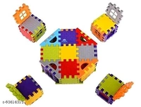 House Building Blocks with Windows, Block Game for Kids,Boys,Children (72+ PC)Name: House Building Blocks with Windows, Block Game for Kids,Boys,Children (72+ PC)Number of Pieces: 50 to 99Net Quantity (N): 1Funspot : Material: Plastic Number of Pieces: 70 to 75 Multipack: 1 Funspot : The Pieces nicely fit into each other. The pieces are made of high quality plastic and ultimate car