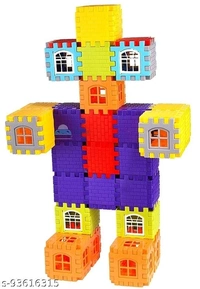 House Building Blocks with Windows, Block Game for Kids,Boys,Children (72+ PC)Name: House Building Blocks with Windows, Block Game for Kids,Boys,Children (72+ PC)Number of Pieces: 50 to 99Net Quantity (N): 1Funspot : Material: Plastic Number of Pieces: 70 to 75 Multipack: 1 Funspot : The Pieces nicely fit into each other. The pieces are made of high quality plastic and ultimate car
