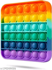 Pop It Fidget Toys,Push Pop Bubble Fidget Sensory Toy,Autism Special Needs Silicone Stress Relief Toy,Great Fidget Toy 