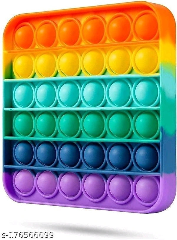 Pop It Fidget Toys,Push Pop Bubble Fidget Sensory Toy,Autism Special Needs Silicone Stress Relief Toy,Great Fidget Toy 