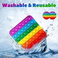 Pop It Fidget Toys,Push Pop Bubble Fidget Sensory Toy,Autism Special Needs Silicone Stress Relief Toy,Great Fidget Toy 