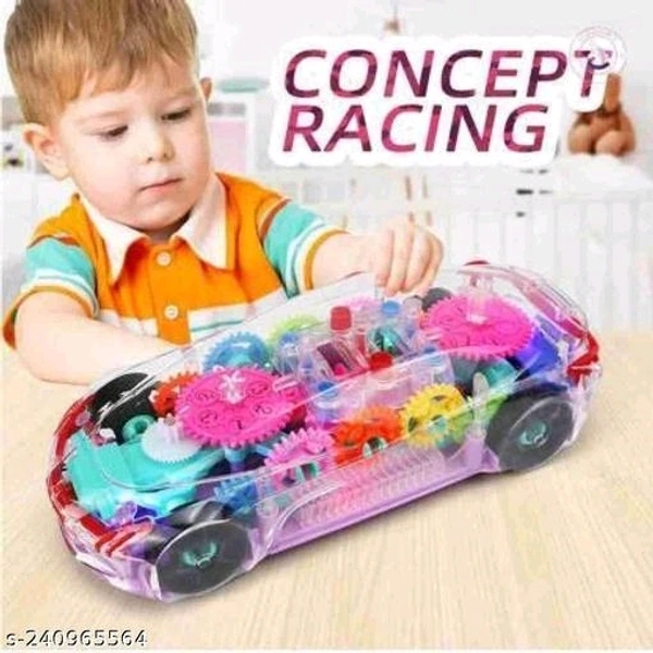 MADHAV Toys Car 3D Concept Super Car Toys & Games with 360 Degree Rotation, Gear Simulation Mechanical Car Technology /d Sound & Light Toys for Kids Boys & Girls (Transparent )Name: MADHAV Toys Car 3D Concept Super Car Toys & Games with 360 Degree Rotation, Gear Simulation Mechanical Car Technology /d Sound & Light Toys for Kids Boys & Girls (Transparent )Net Quantity (N): 1Toys & 