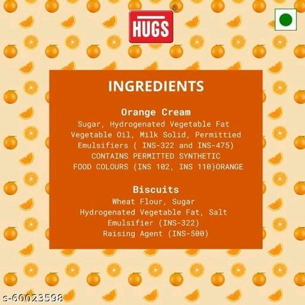 Hugs Motu Patlu Dip Sticks- Orange dip and Biscuit Sticks (24 pcs)Name: Hugs Motu Patlu Dip Sticks- Orange dip and Biscuit Sticks (24 pcs)Brand: HUGSFSSAI License Number: 10014011001605Shelf life (Best Before): 12 MonthsNet Quantity (N): 1Veg/NonVeg: VegWeight: 250gmHugs Motu Patlu Dip Sticks Choco Biscuits 24pcs Available Flavours:- OrangeCountry of Origin: India