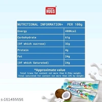 Hugs Carlos Coconut Chocolate Bar| Coconut filled Chocolate (30 pcs in a box)Name: Hugs Carlos Coconut Chocolate Bar| Coconut filled Chocolate (30 pcs in a box)Brand: HUGSFSSAI License Number: 10014011001605Shelf life (Best Before): 12 MonthsNet Quantity (N): 1Veg/NonVeg: VegWeight: 550gm- Hugs Carlos Coconut Chocolate Bar has the goodness of real coconut flakes in creamy coconut f