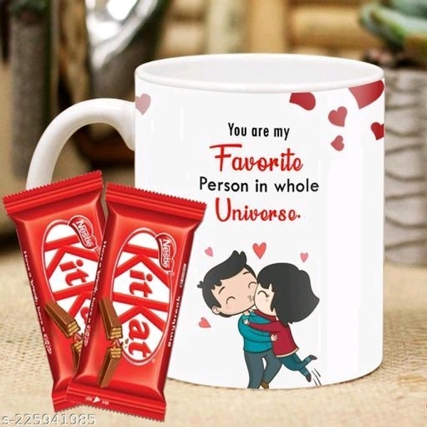  Valentine’s Day Gift Combo For Couple/Lovers/Girl |Valentines Gift For Fiancée/Boyfriend (Coffee Mug, Chocolate)Name:  Valentine’s Day Gift Combo For Couple/Lovers/Girl |Valentines Gift For Fiancée/Boyfriend (Coffee Mug, Chocolate)Brand: AADVIKFSSAI License Number: 22719105000746Shelf life (Best Before): 12 MonthsNet Quantity (N): 2Veg/NonVeg: VegWeight: 300gmThis Love Gift Hamper