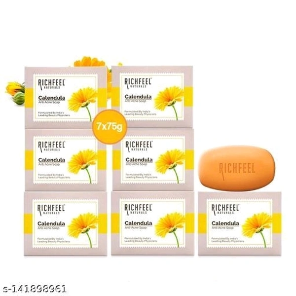 RichfeelCalendula Acne Soap 75 G Pack of 6