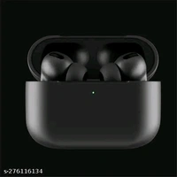 AIRPODS PRO WITH NOISE CANCELLATION AND WIRELEES CHARGING CASE +B L A C K+